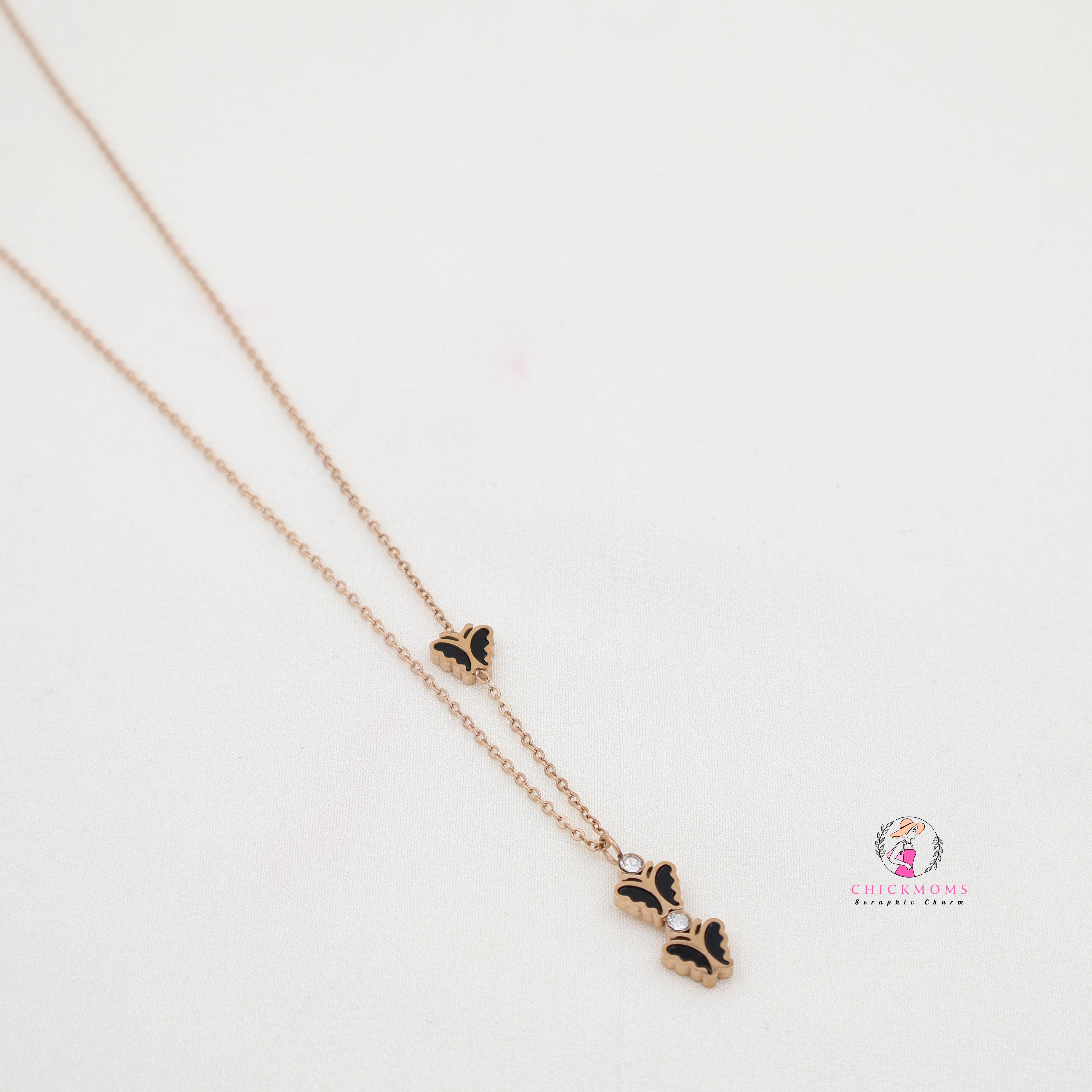 Elegant Butterfly Pendant Necklace