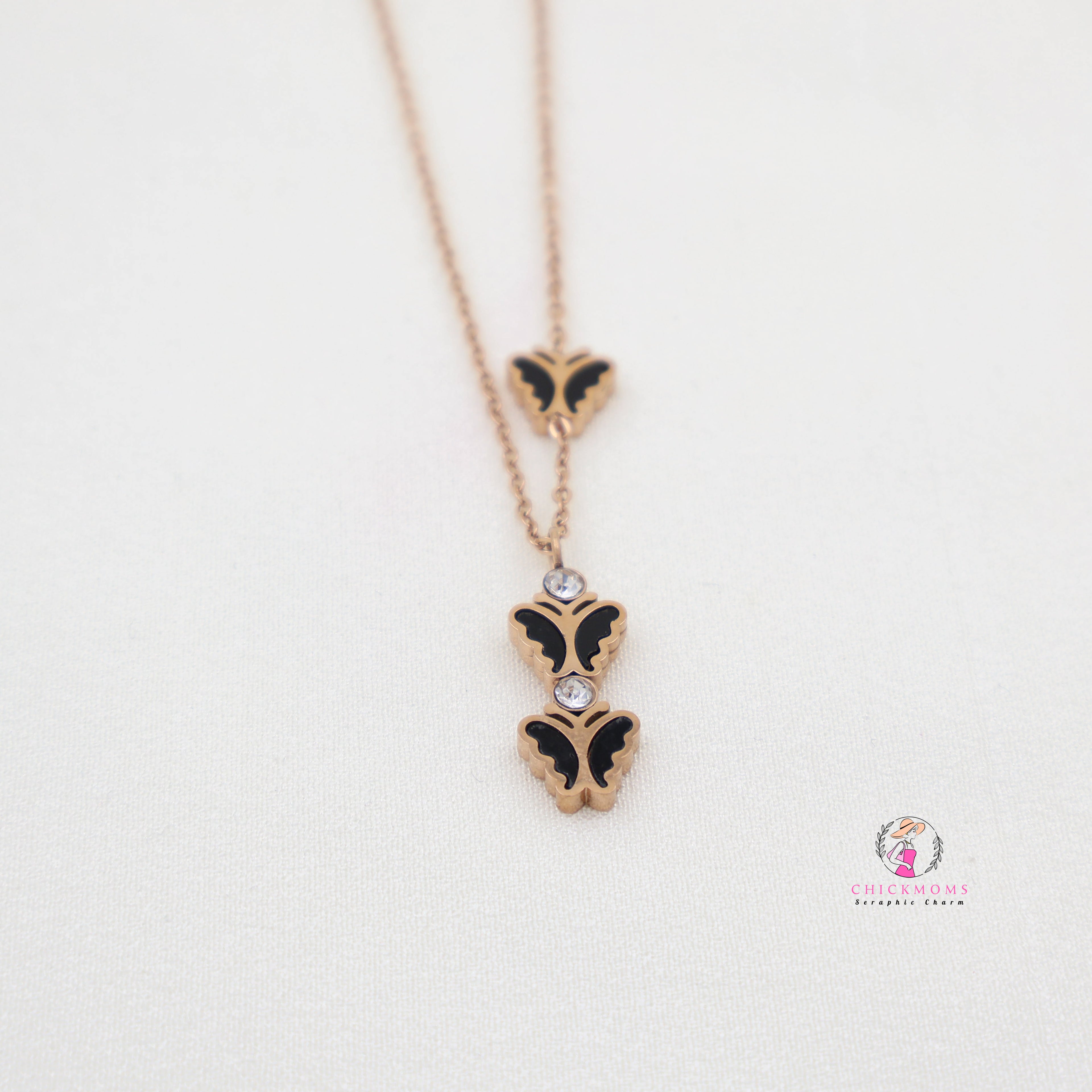 Elegant Butterfly Pendant Necklace