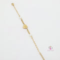 Gold Heart Charm Bracelet