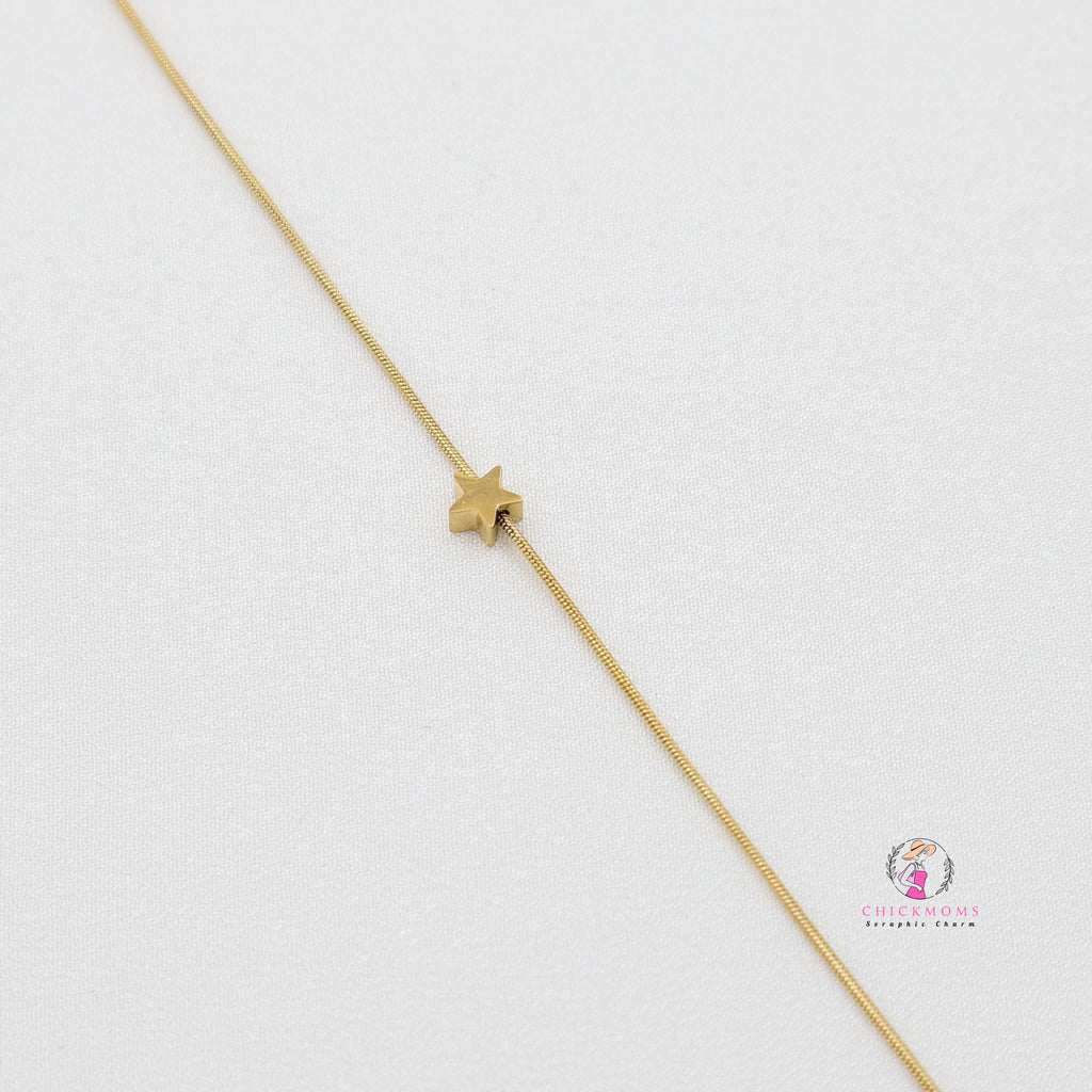 Gold Star Charm Bracelet
