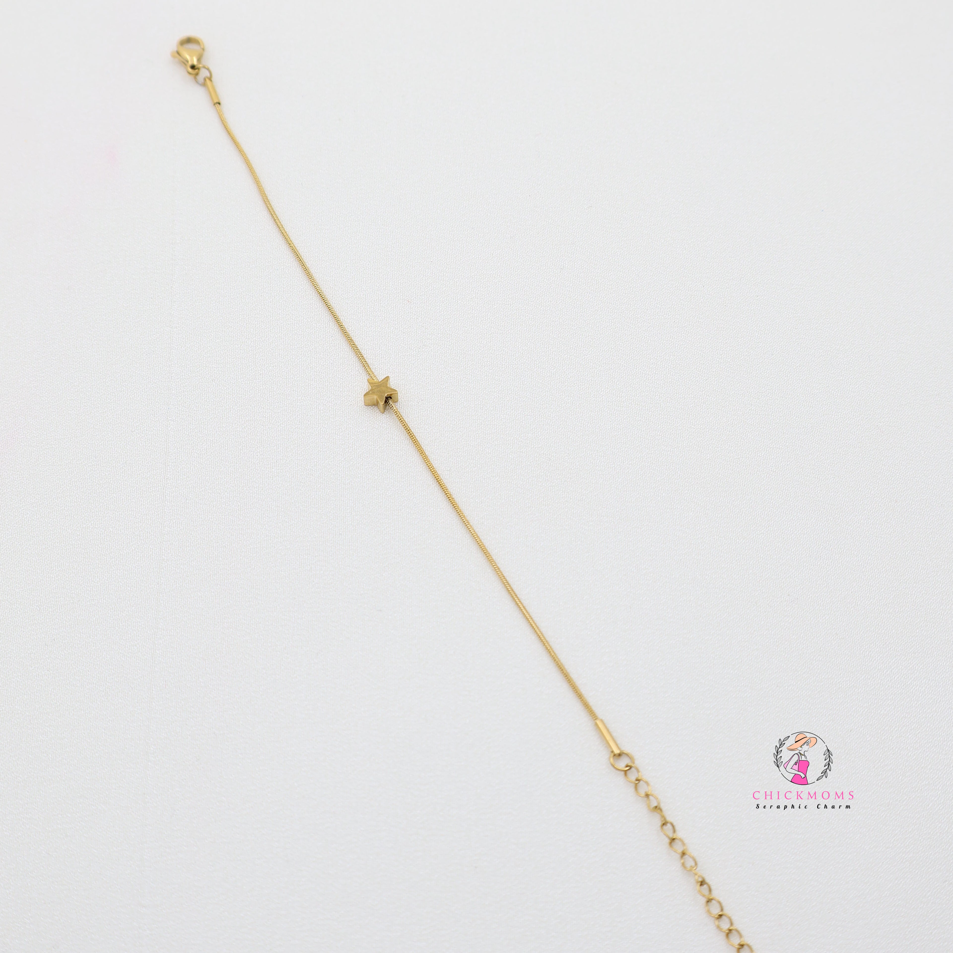 Gold Star Charm Bracelet