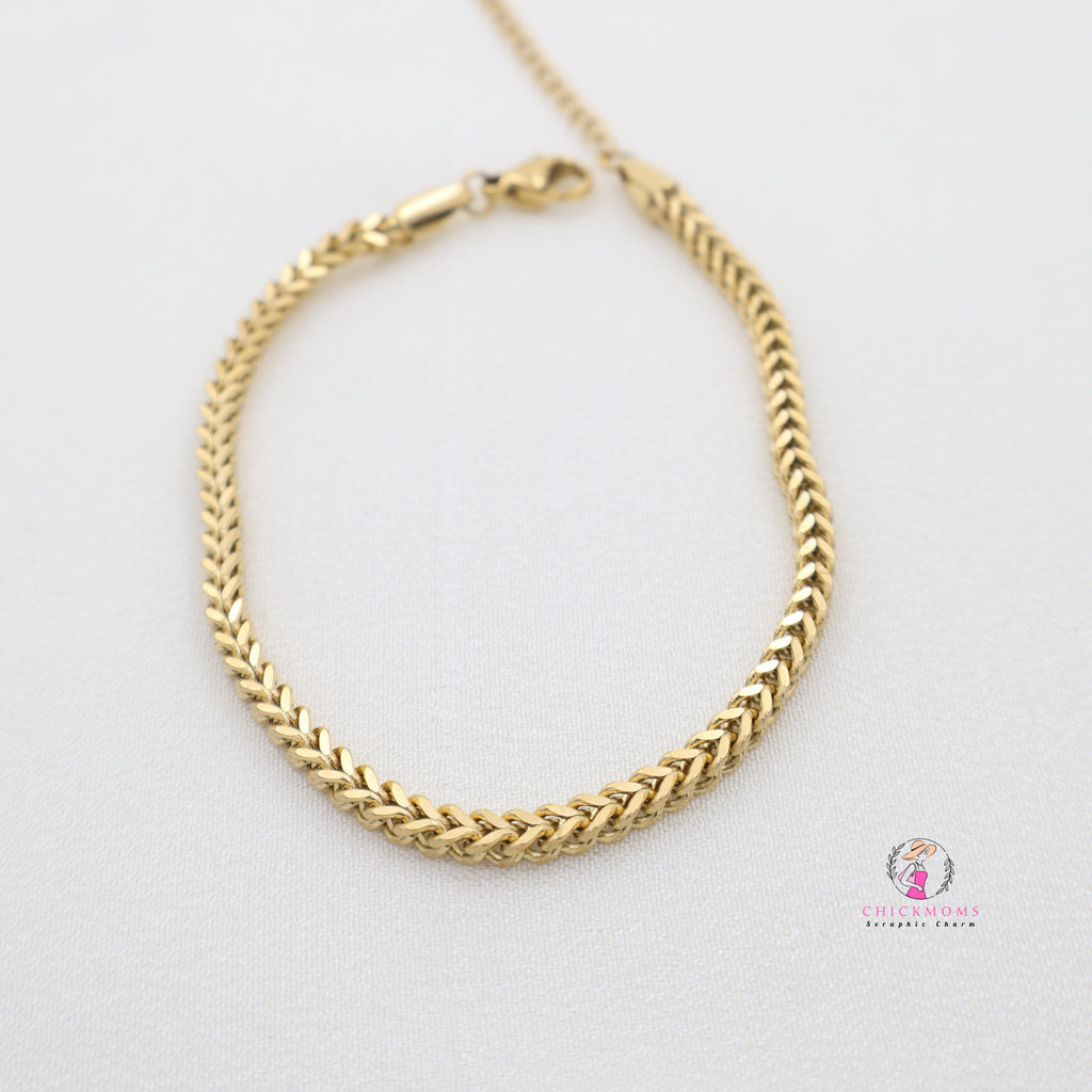 Gold-Plated Chain Bracelet