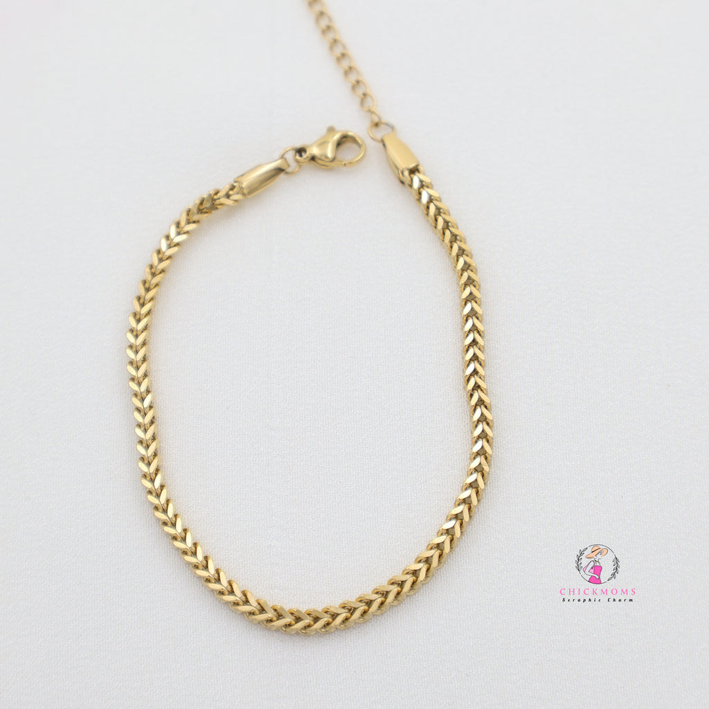 Gold-Plated Chain Bracelet