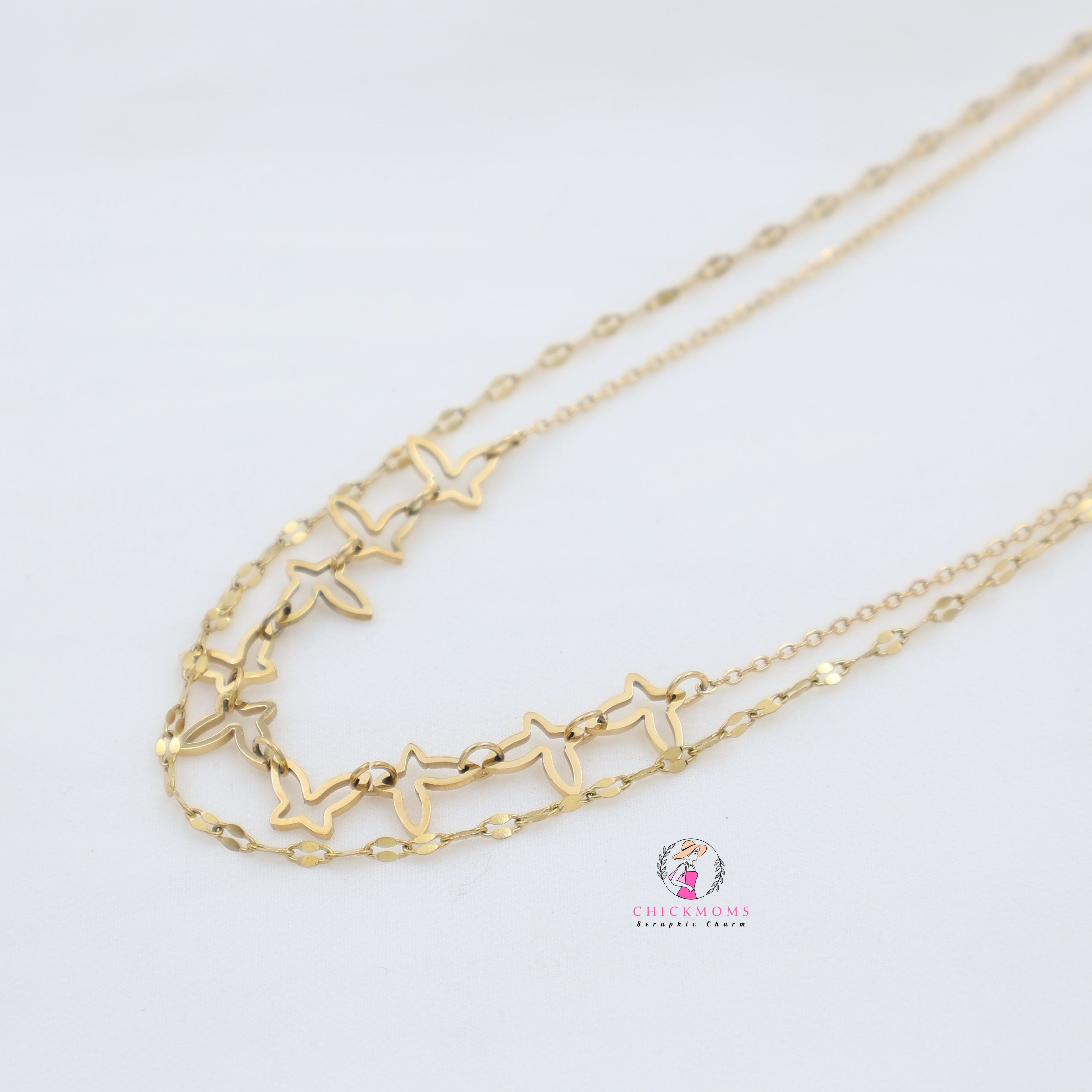 Gold Layered Star Necklace