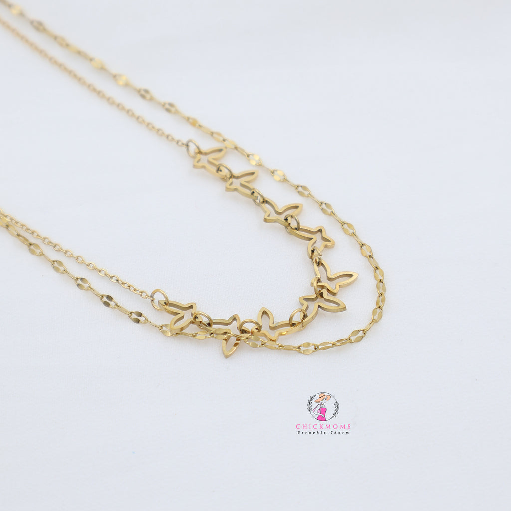 Gold Layered Star Necklace