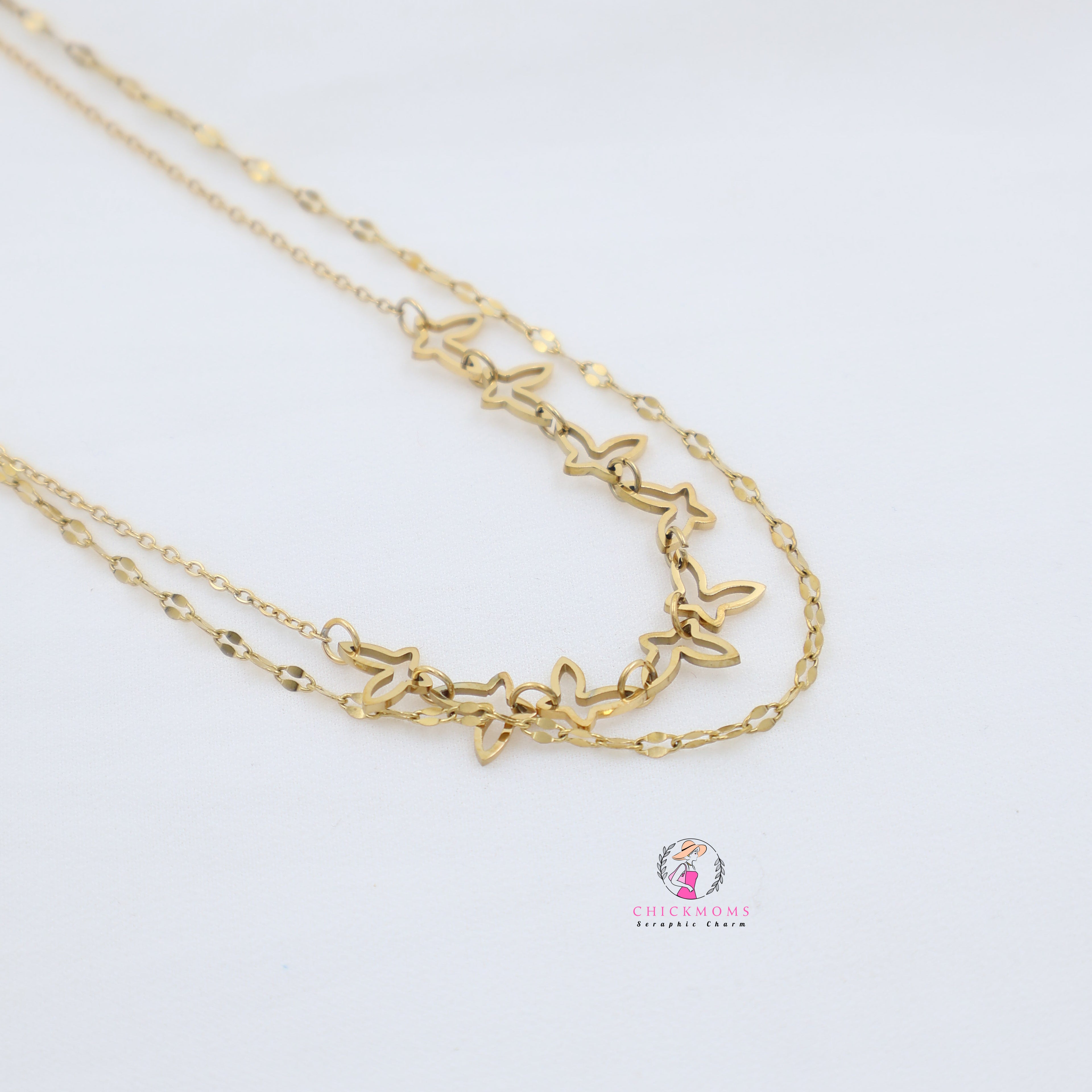 Gold Layered Star Necklace