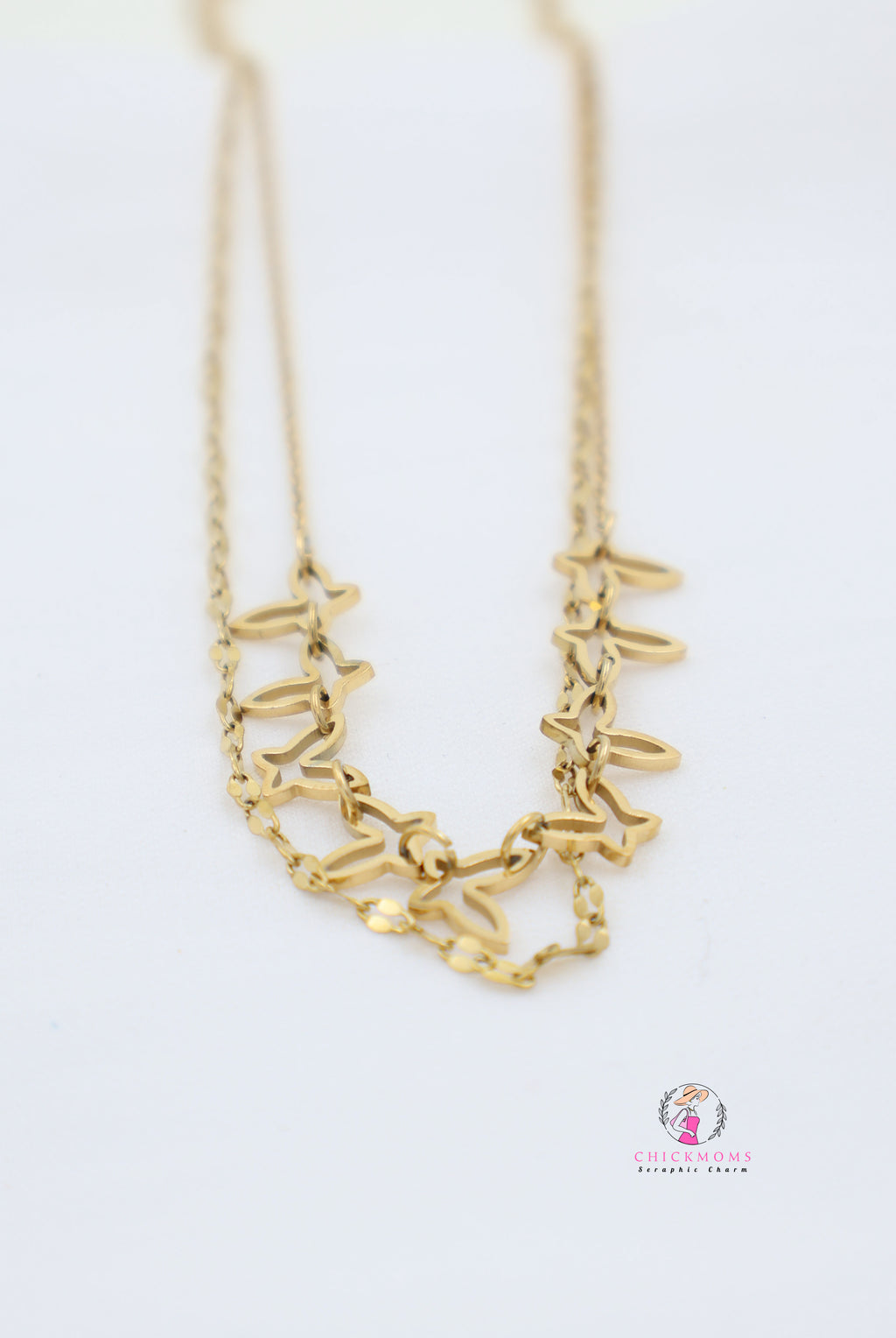 Gold Layered Star Necklace