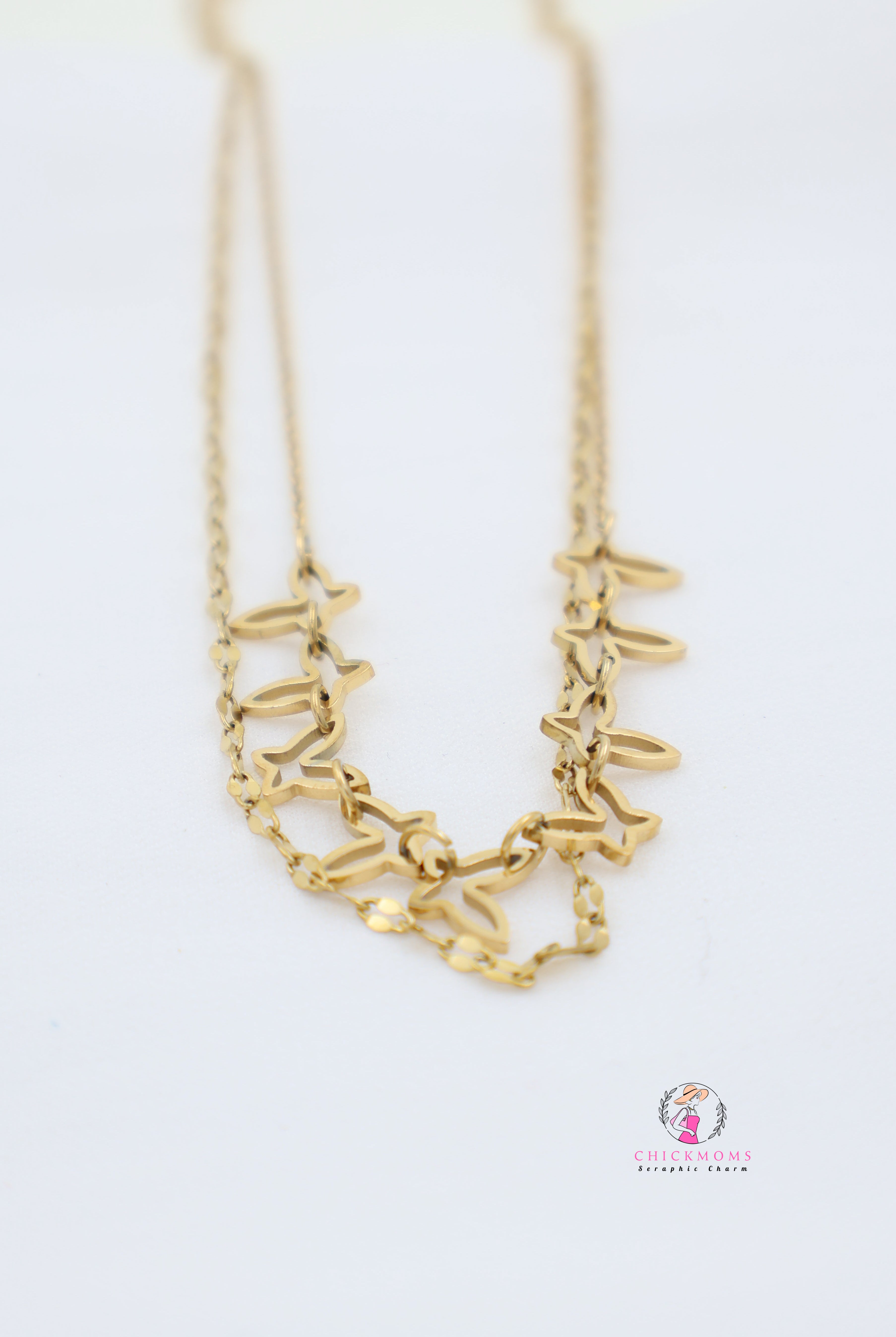 Gold Layered Star Necklace