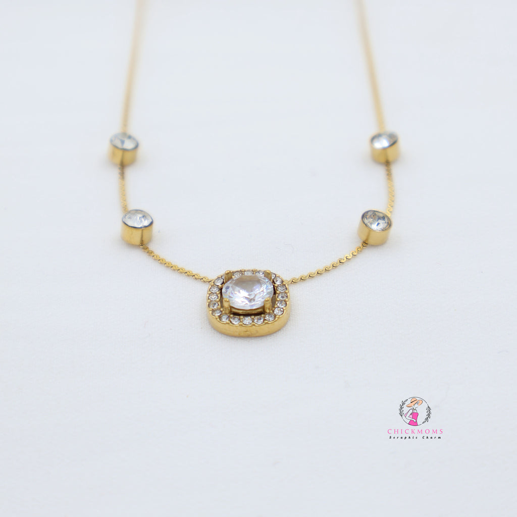 Elegant Gold-Plated Necklace