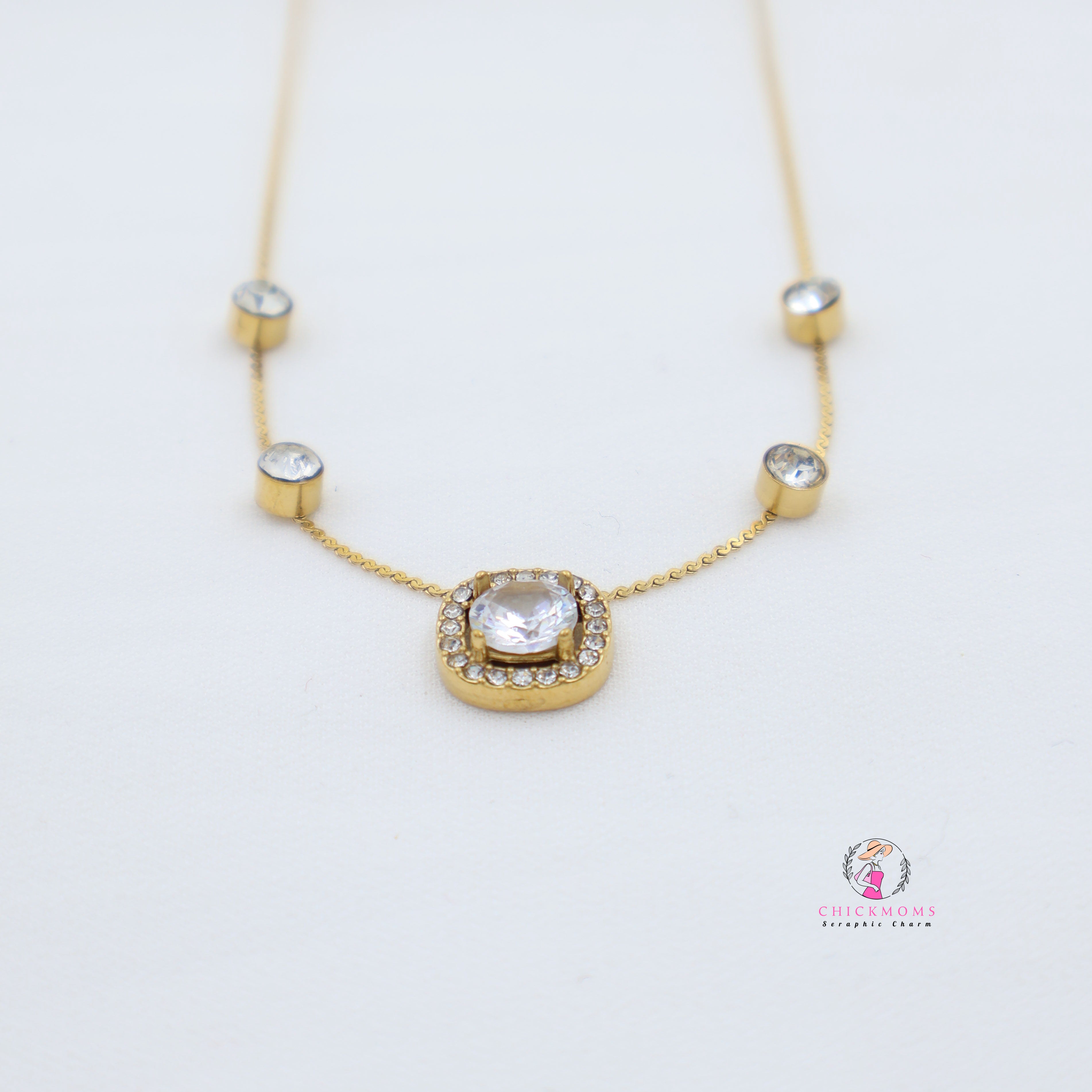 Elegant Gold-Plated Necklace