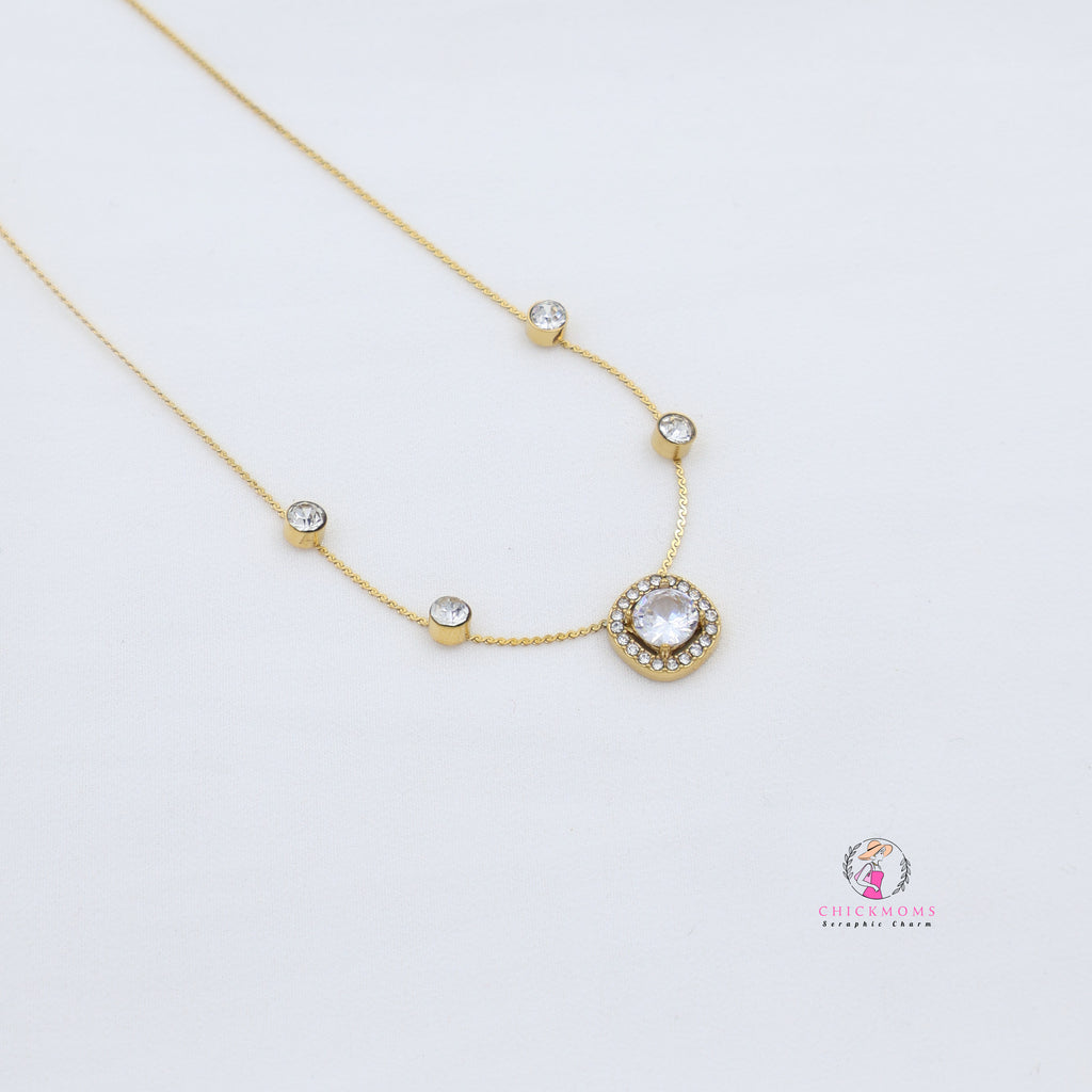 Elegant Gold-Plated Necklace