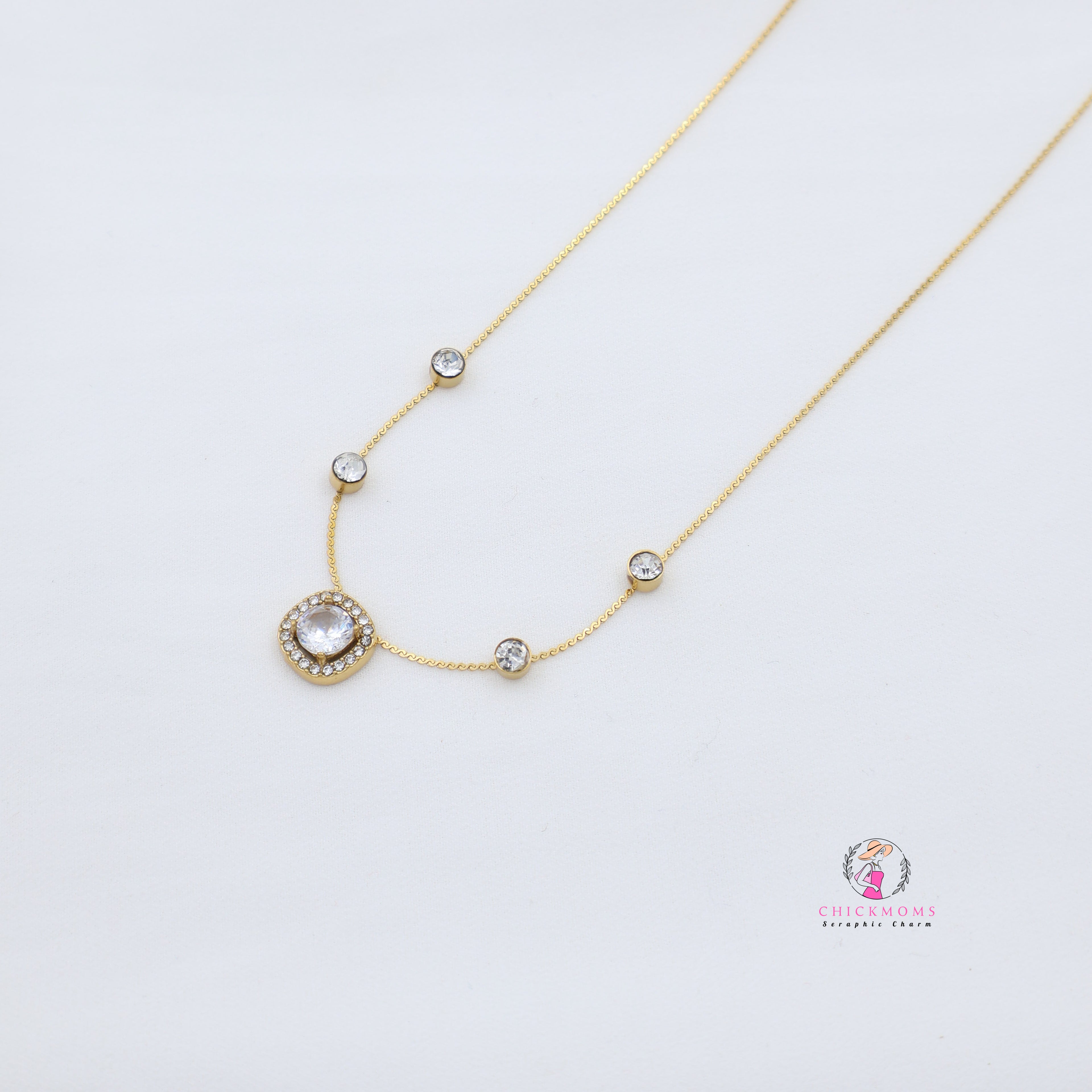 Elegant Gold-Plated Necklace