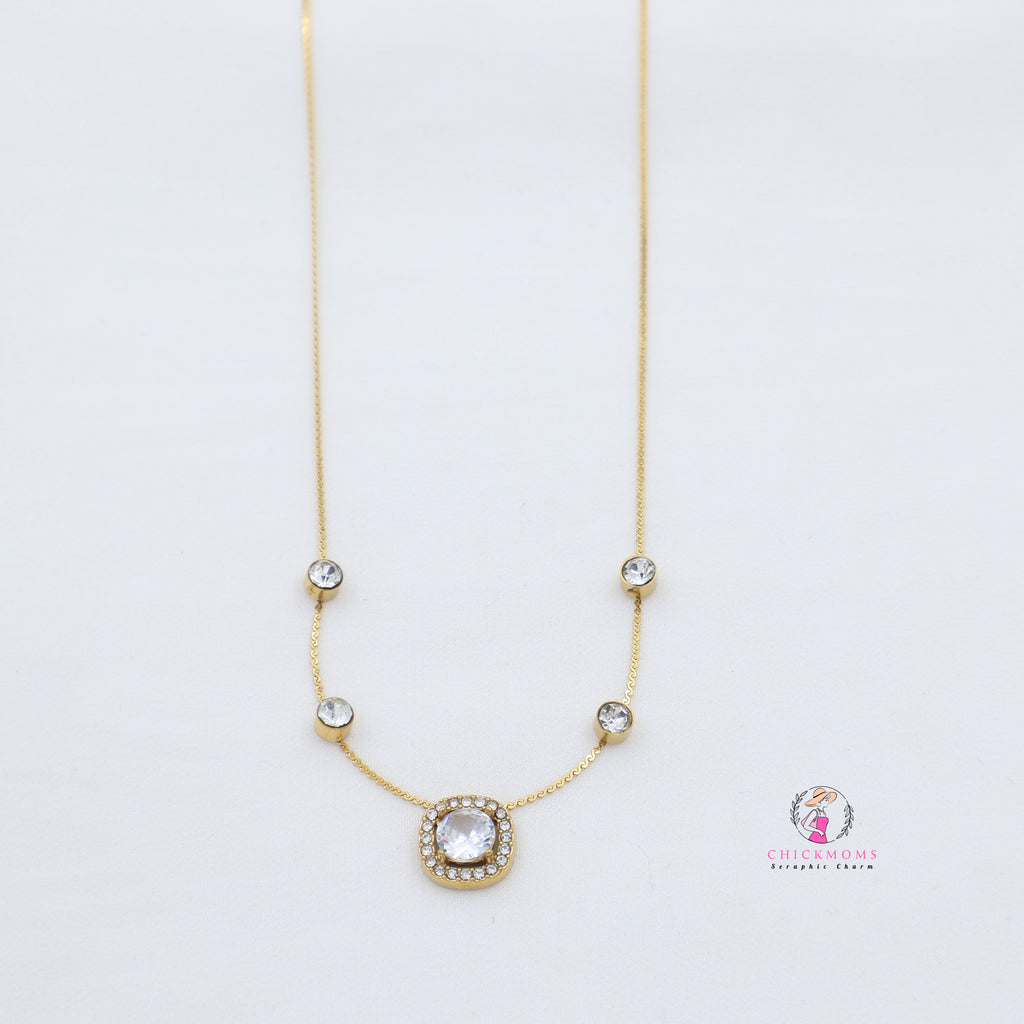 Elegant Gold-Plated Necklace