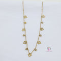 Diamond Charms Gold-Tone Necklace