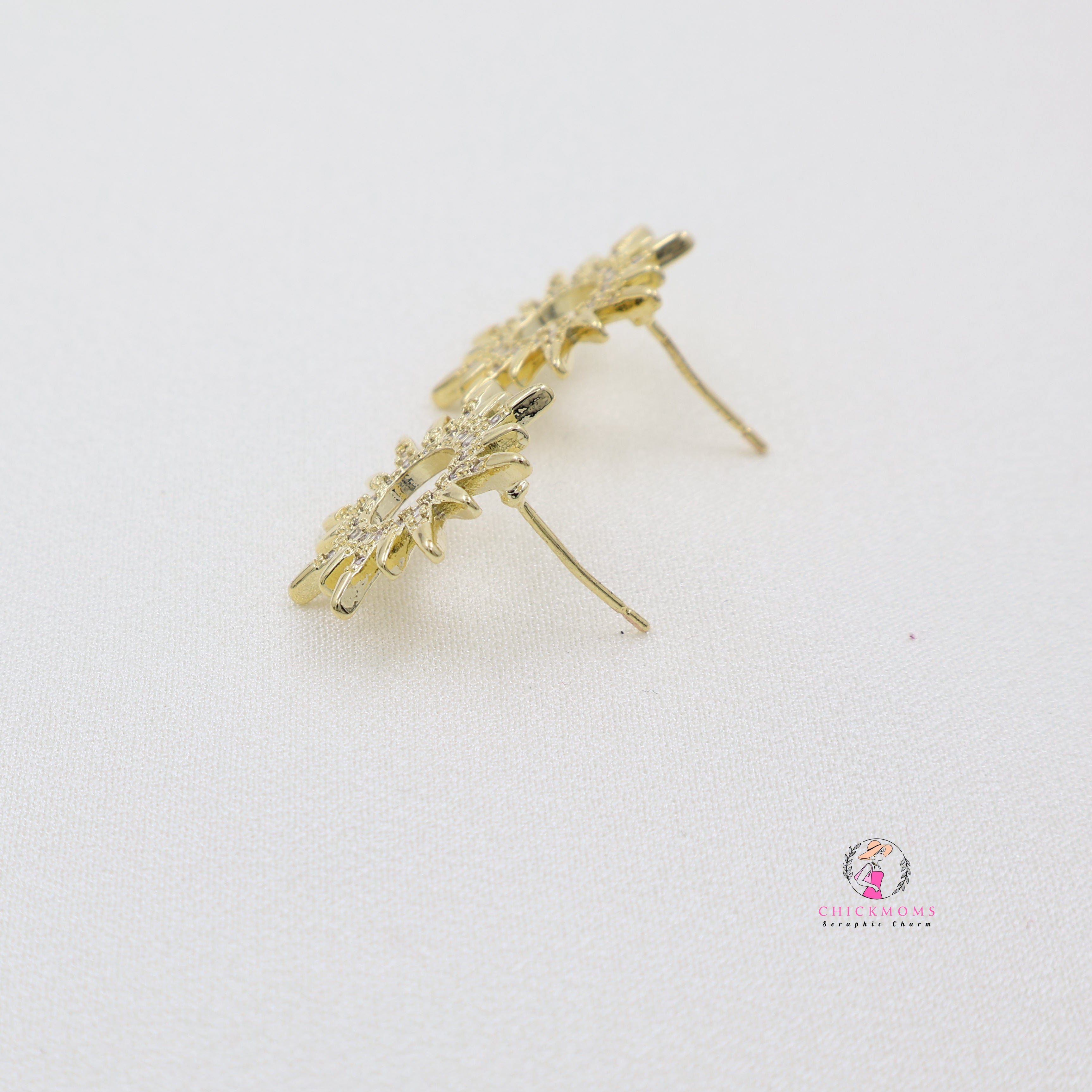 Sunburst Stud Earrings