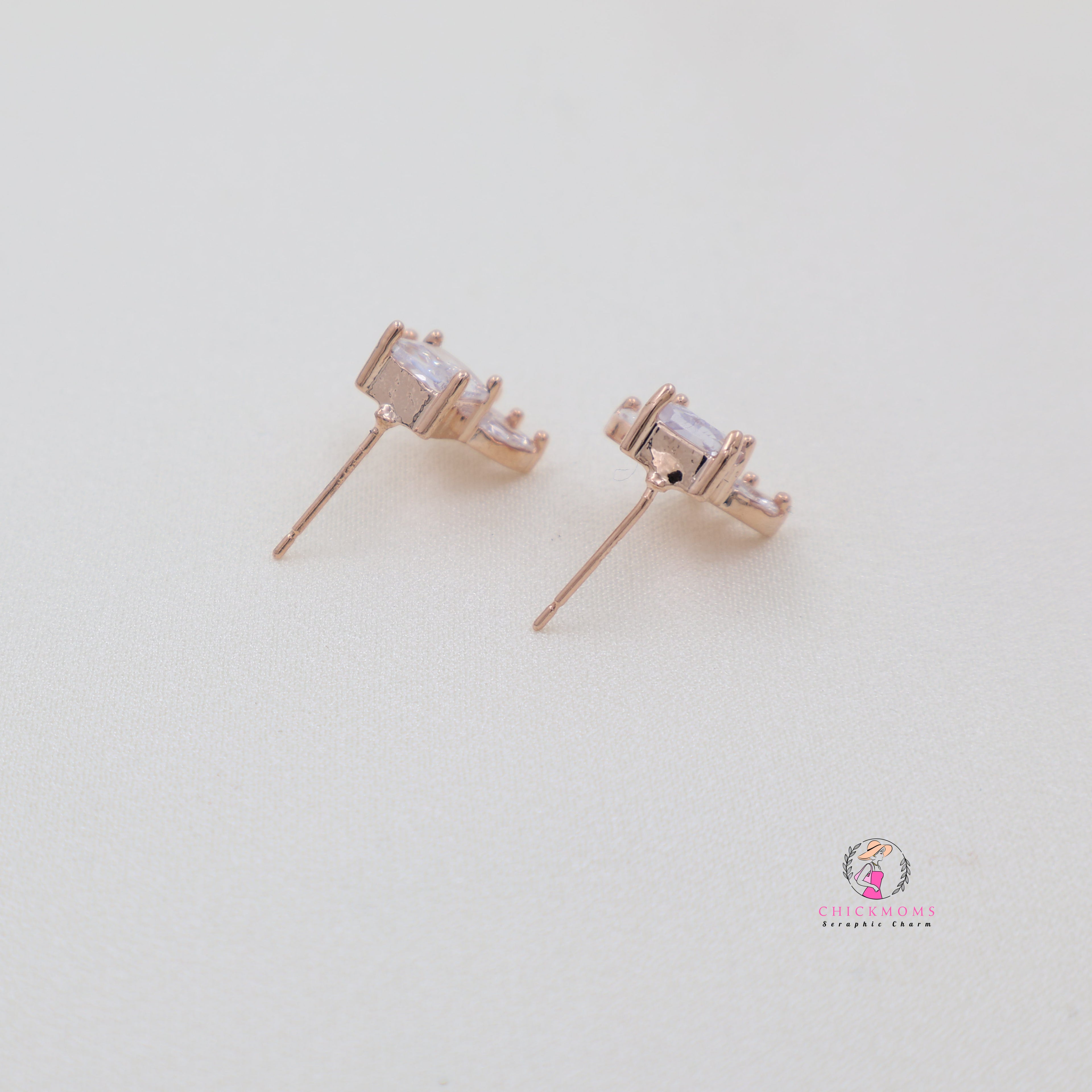 Elegant Crystal Stud Earrings