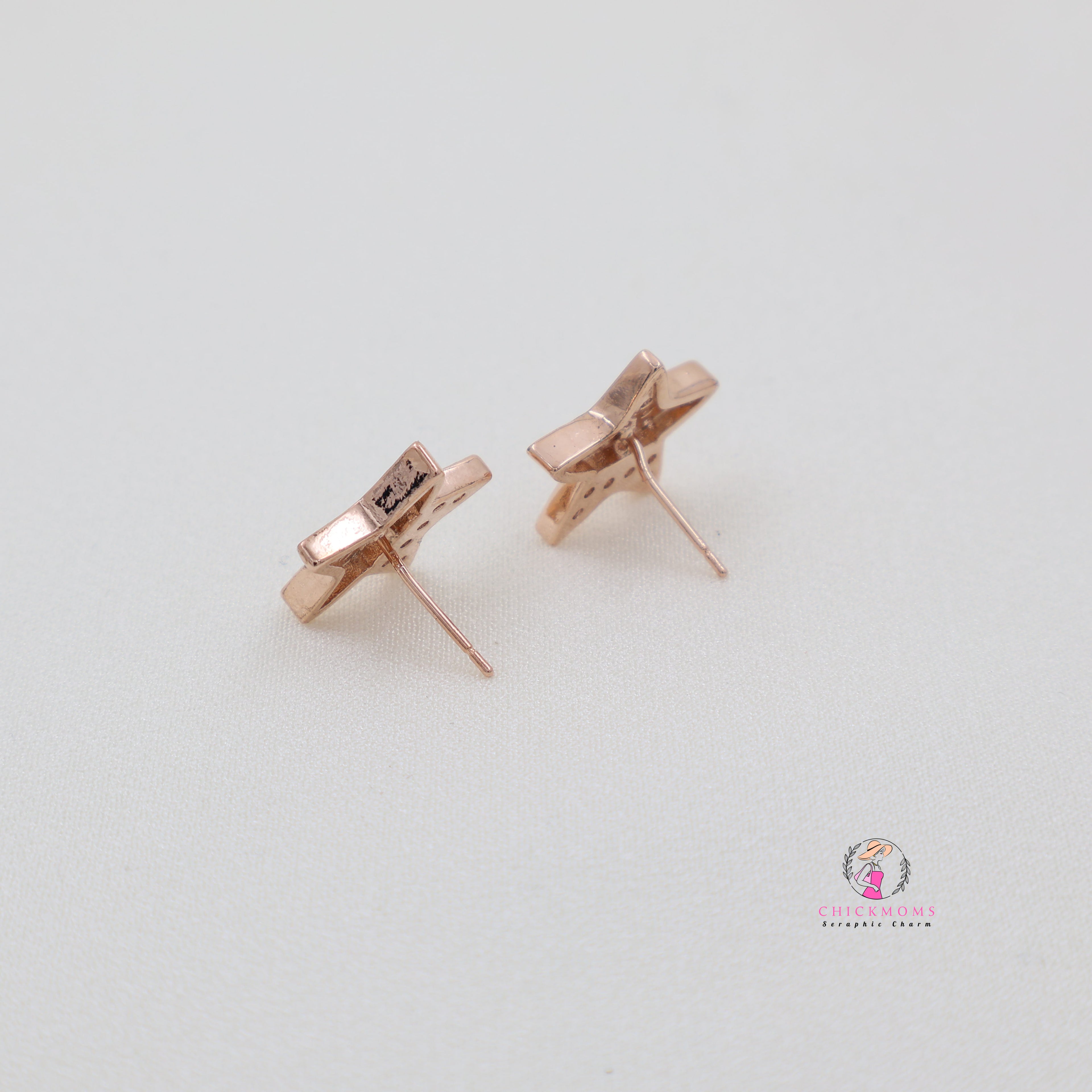 Star Shaped Stud Earrings